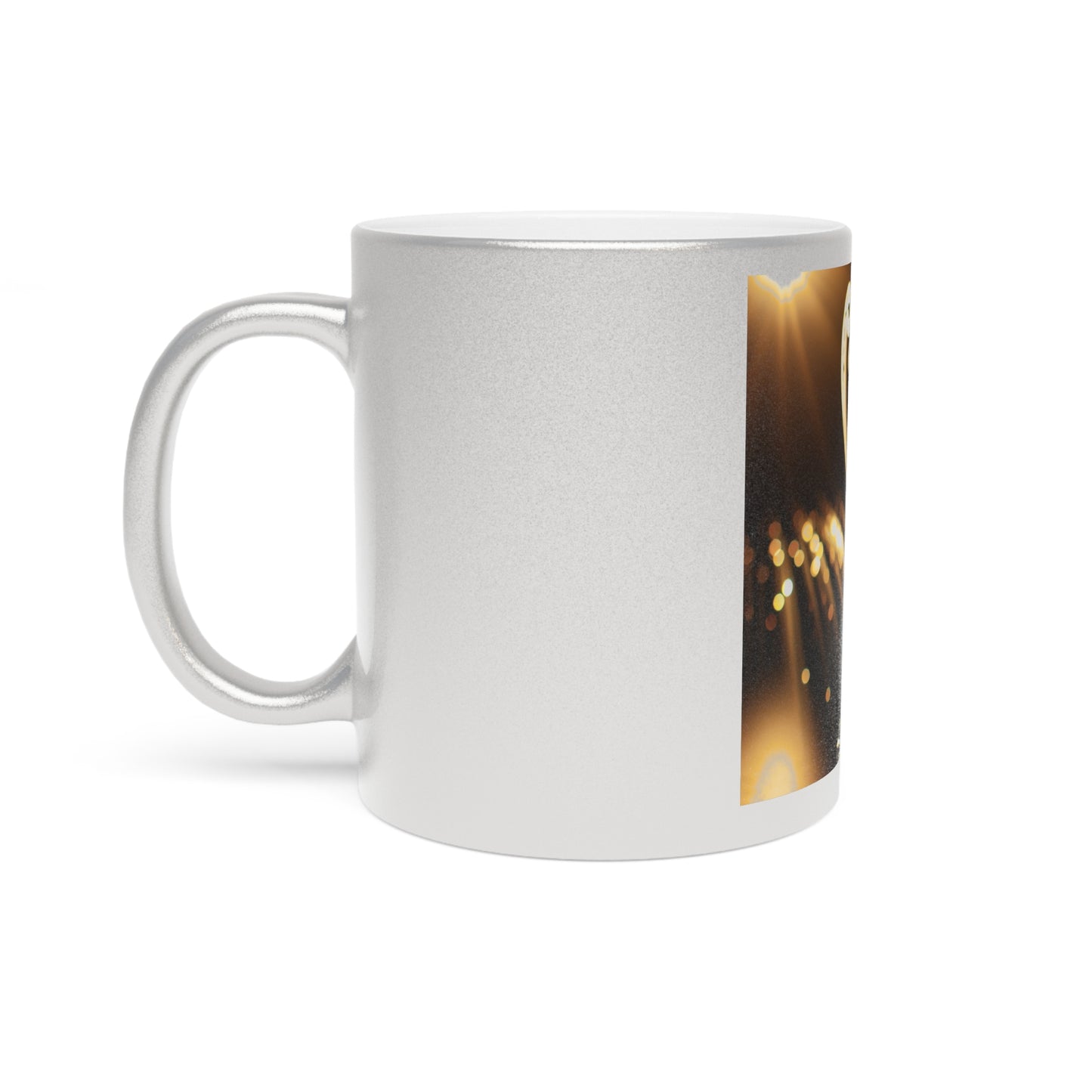 Elegant Trophy Metallic Mug - Perfect Gift for Celebrations