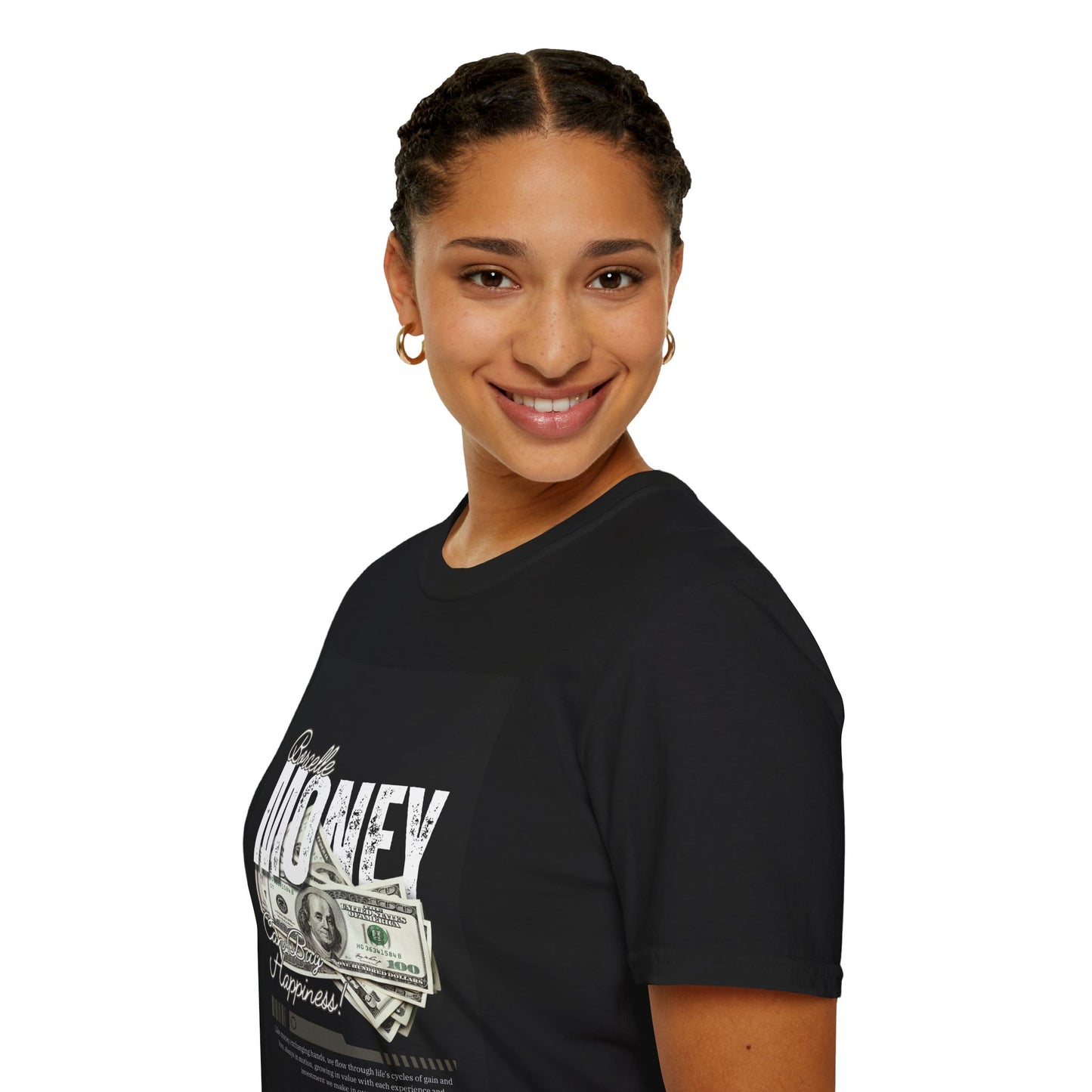 Money Happiness Unisex Softstyle T-Shirt - Casual Statement Tee