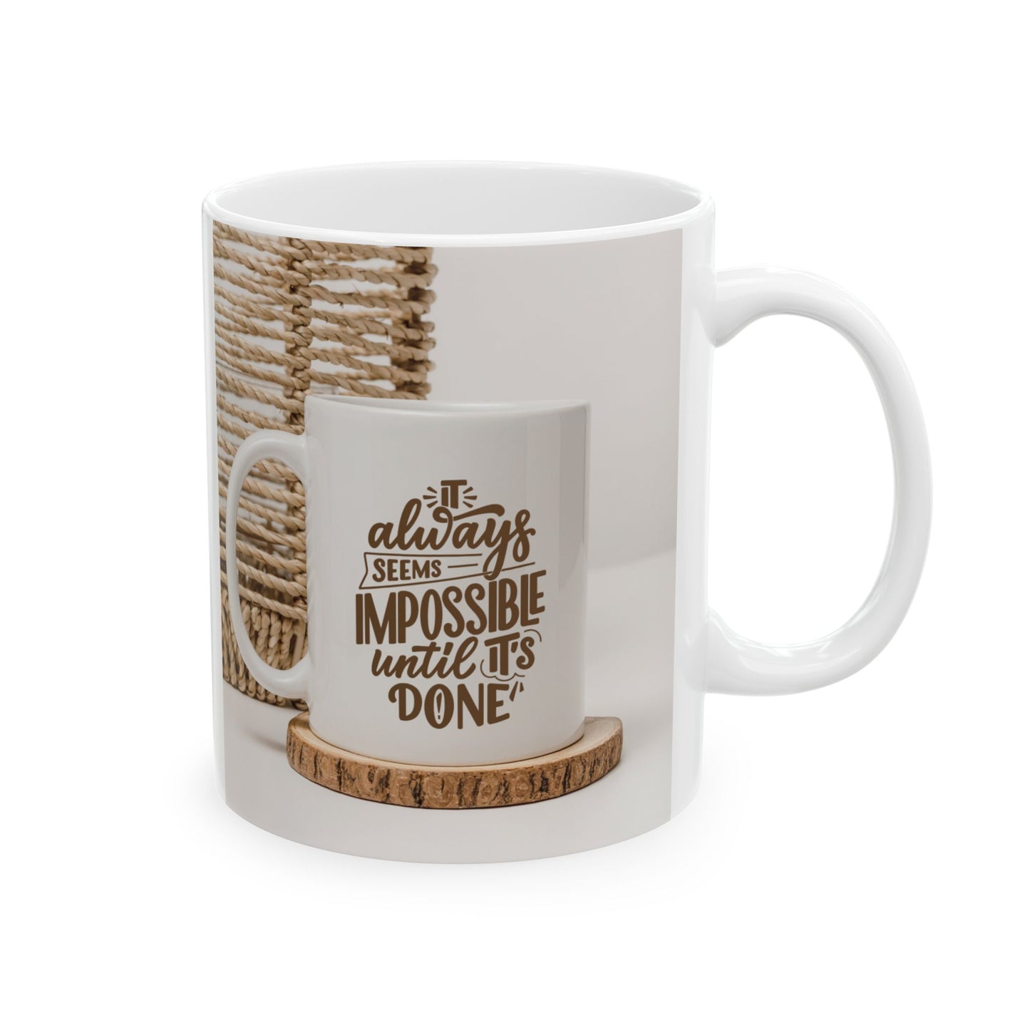 Coffee Time Ceramic Mug - Perfect for Daily Brews & Gifting