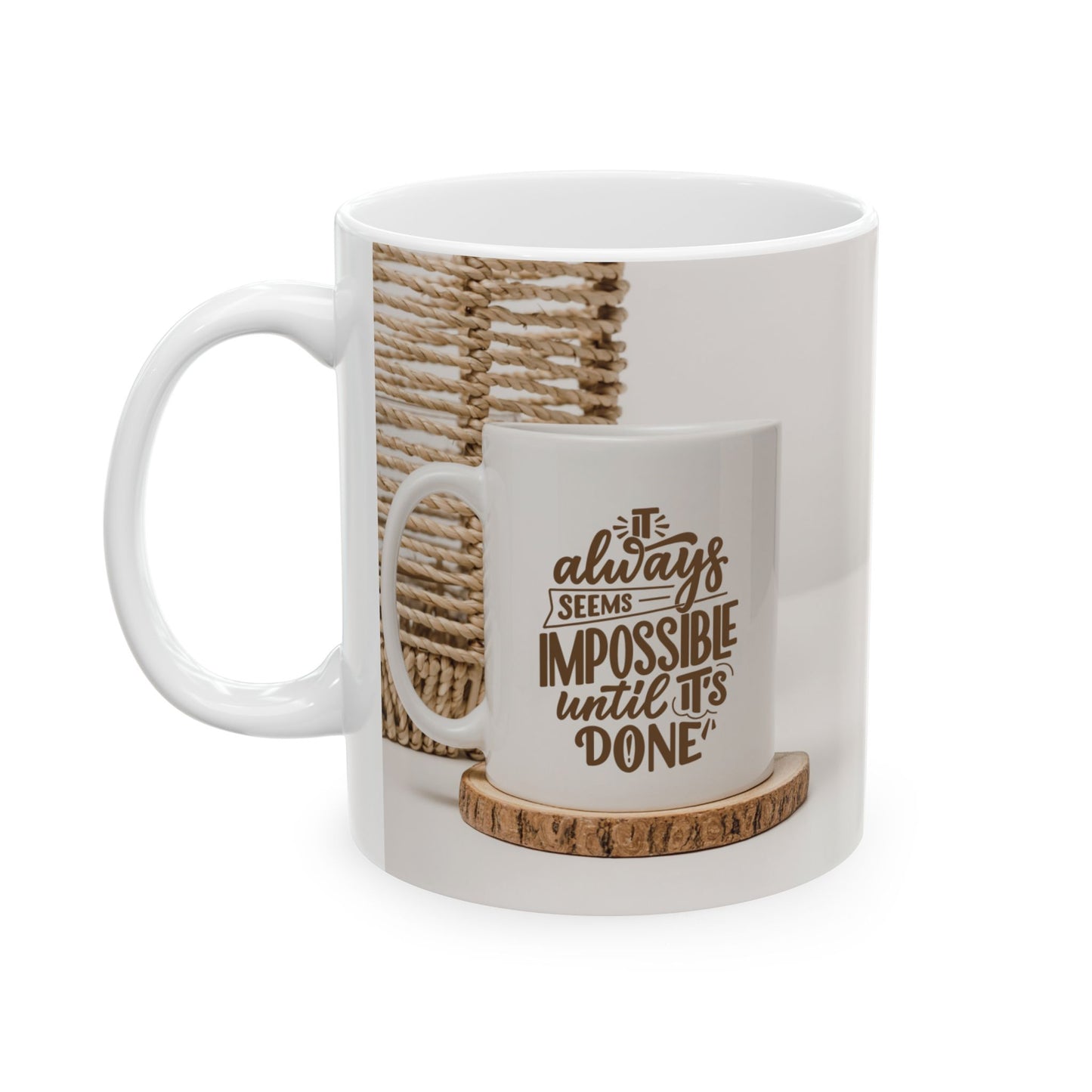 Coffee Time Ceramic Mug - Perfect for Daily Brews & Gifting