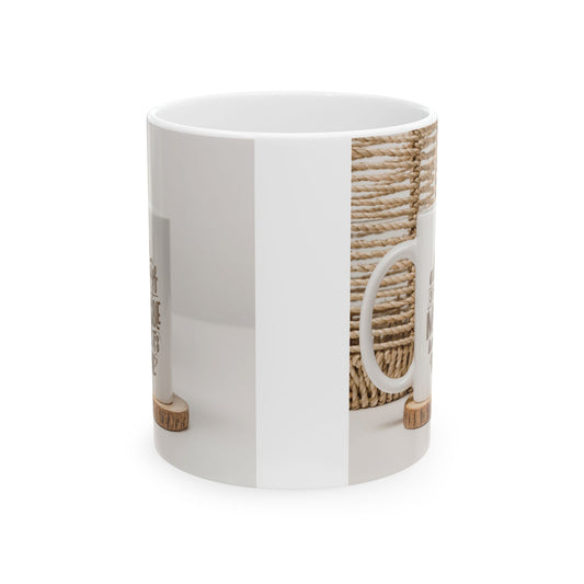 Coffee Time Ceramic Mug - Perfect for Daily Brews & Gifting